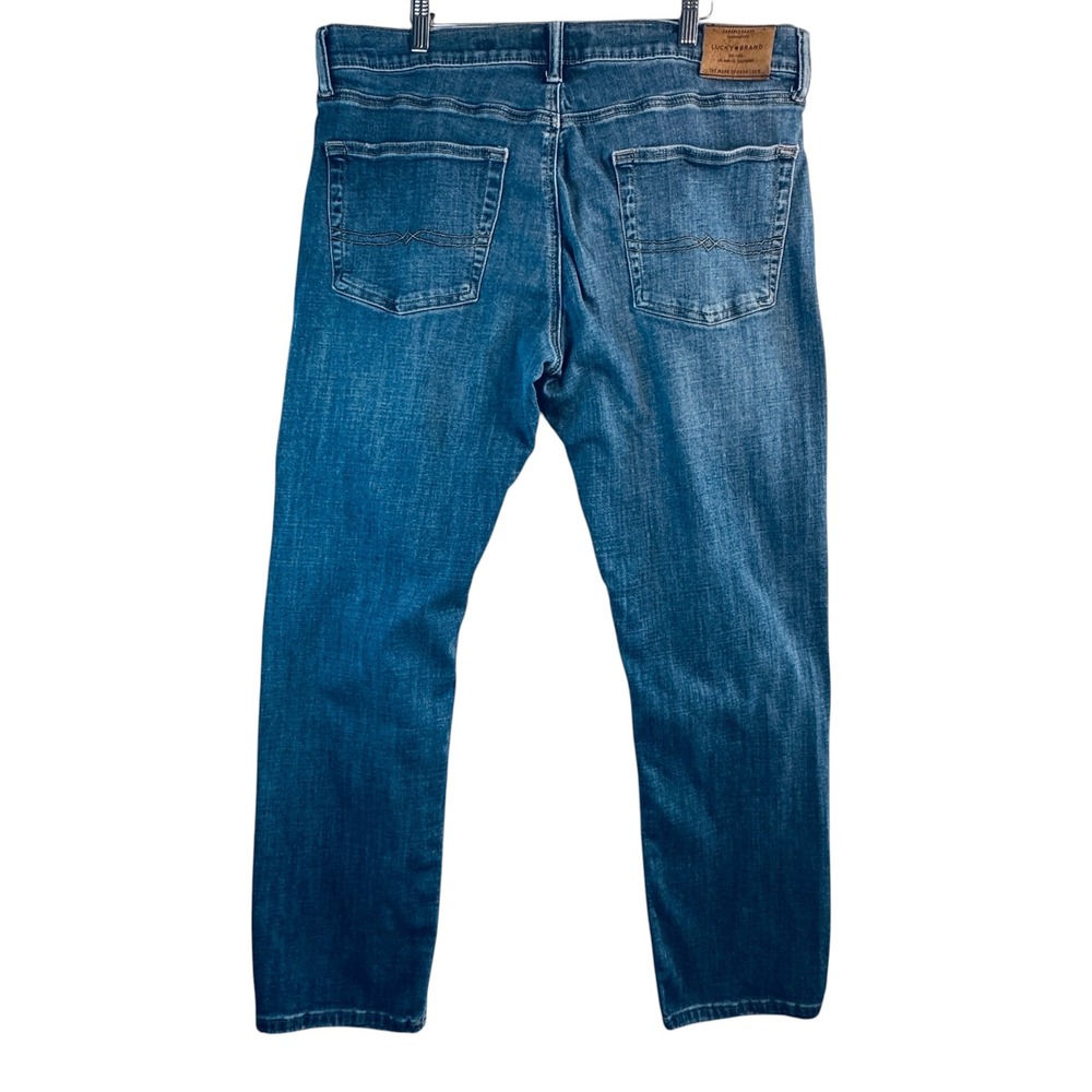 Lucky Brand 221 Straight Men's Jeans‎ Lot of 2 Blue Denim 36×32 Medium Wash